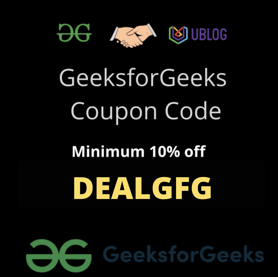 Geeksforgeeks Coupon Code Discount Upto November